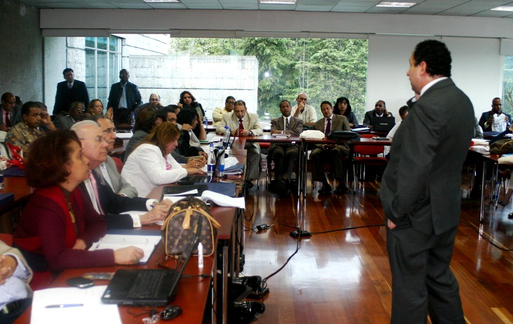 Representantes en el Curso internacional en Derecho Constitucional con Énfasis en Procesal Constitucional